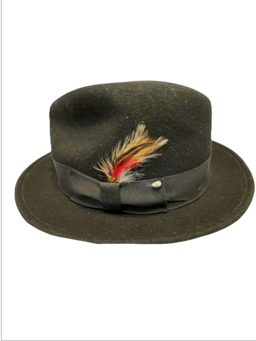 FEDORA VINTAGE HAT BRONER WEAR IT MENS 100% FELT WATER REPELLENT PACKABLE LARGE